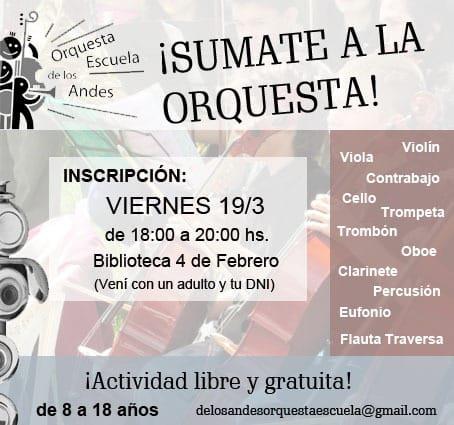 inscripcion orquesta