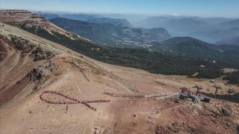 Juntos al teta foto aerea verano
