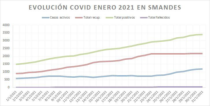 Evolucion covid enero 2021