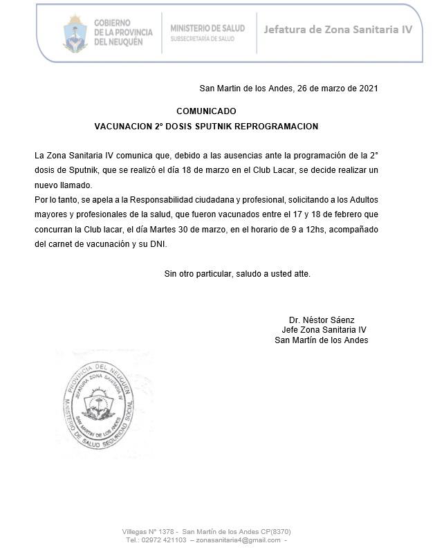comunicado zs4