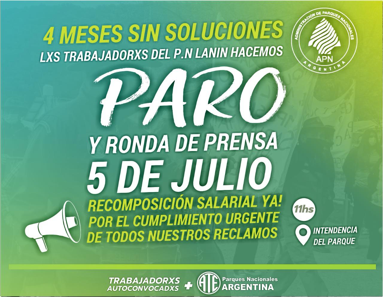 paro 5 de julio