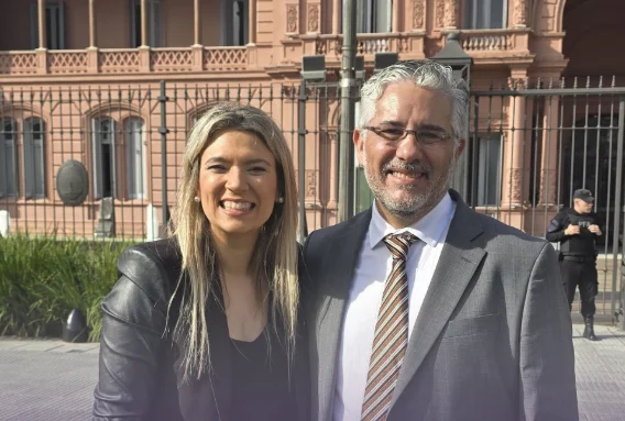 Alberto Marasco y Nadia Marquez