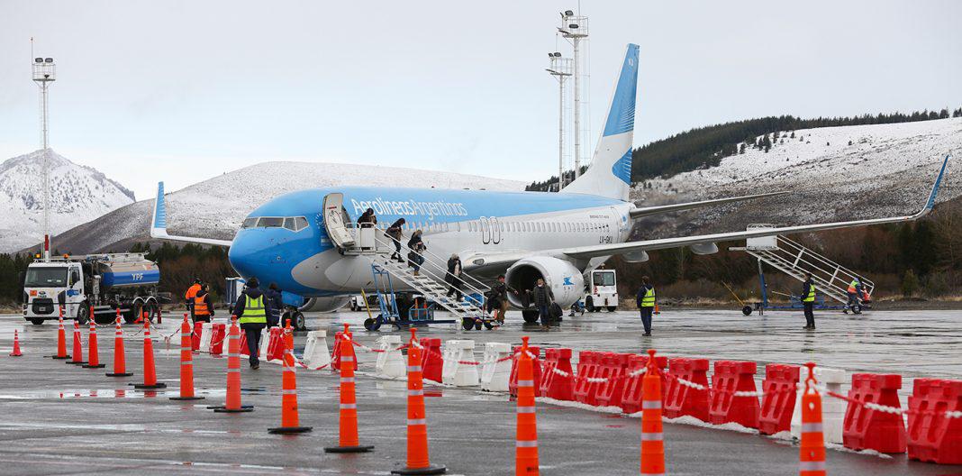 Aeropuerto campos invierno