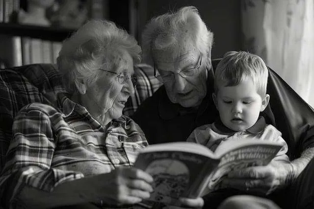 abuelos nietos
