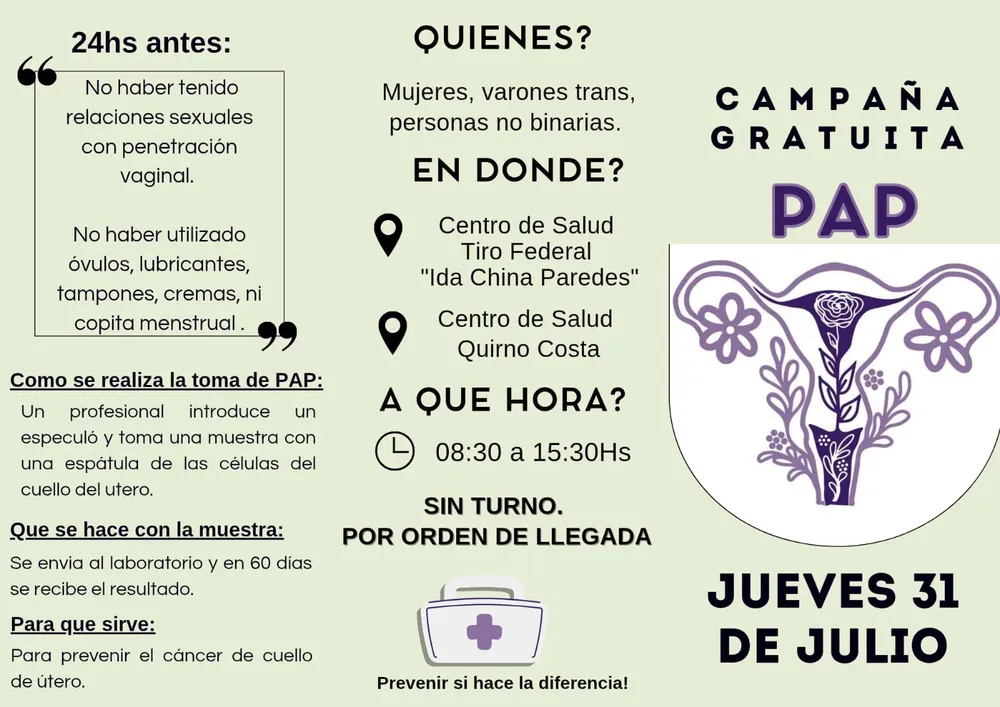 Flyer pap