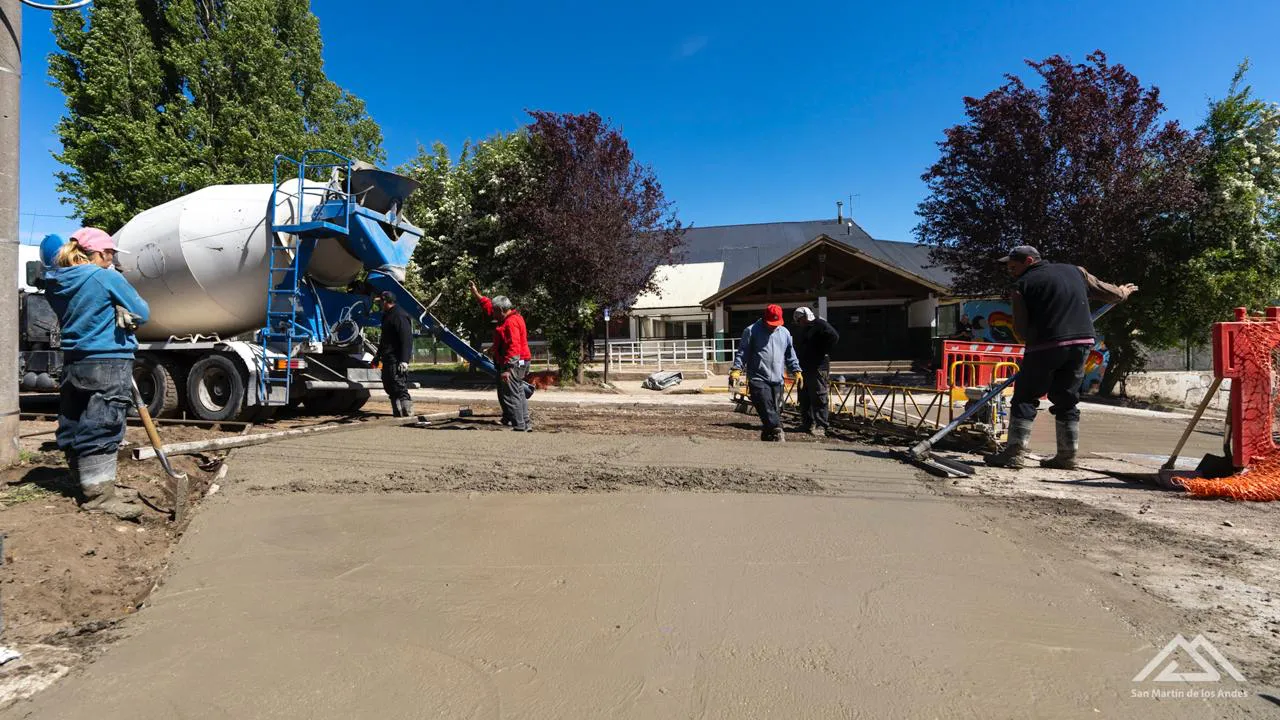 pavimento en el arenal