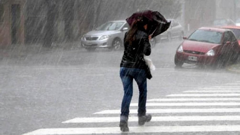 lluvia y viento