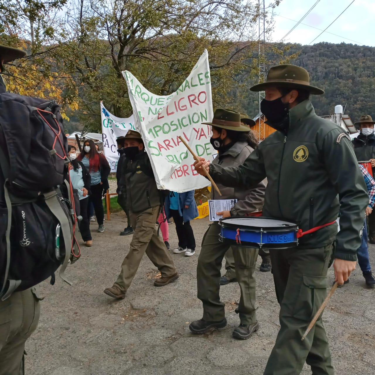 Trabajadores de parques