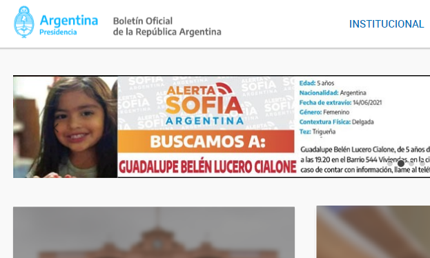 alerta sofia boletin