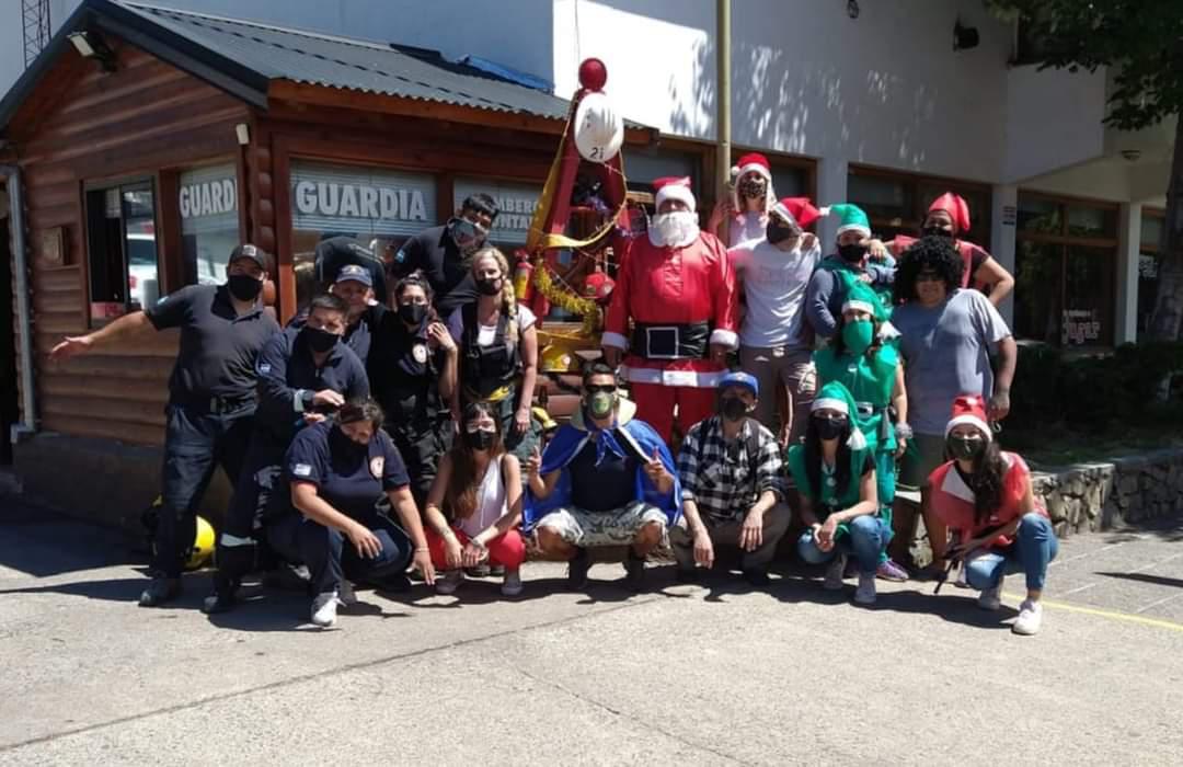 papa noel bomberos 2020
