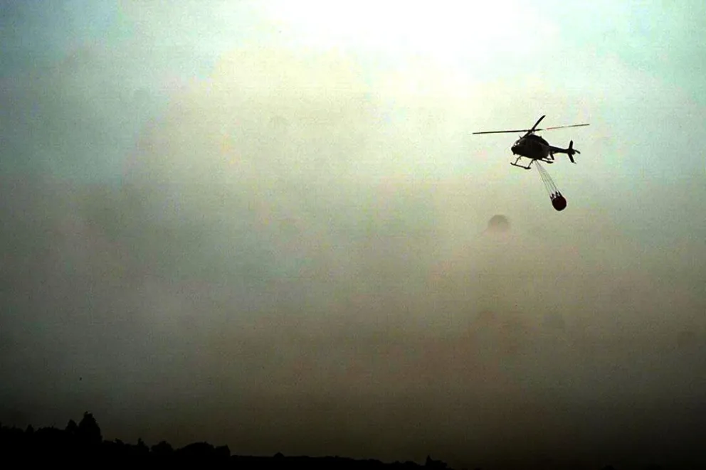 helicoptero incendio