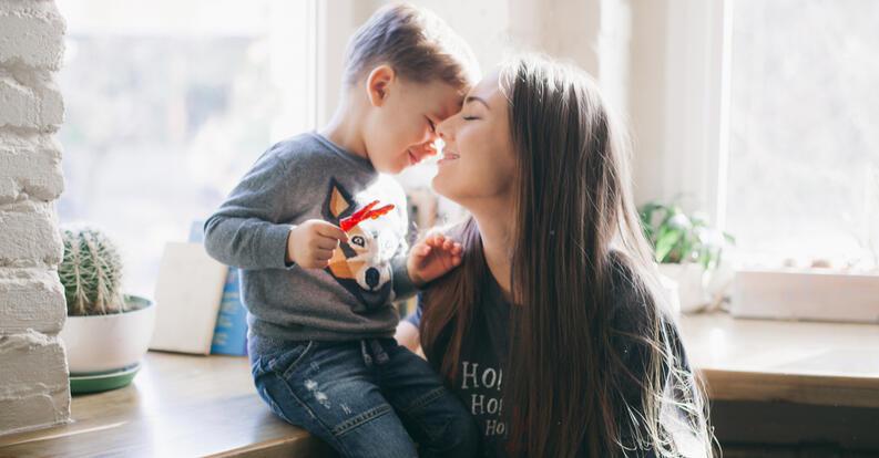madre e hijo