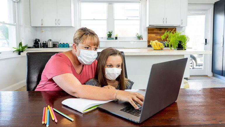 teletrabajo niños