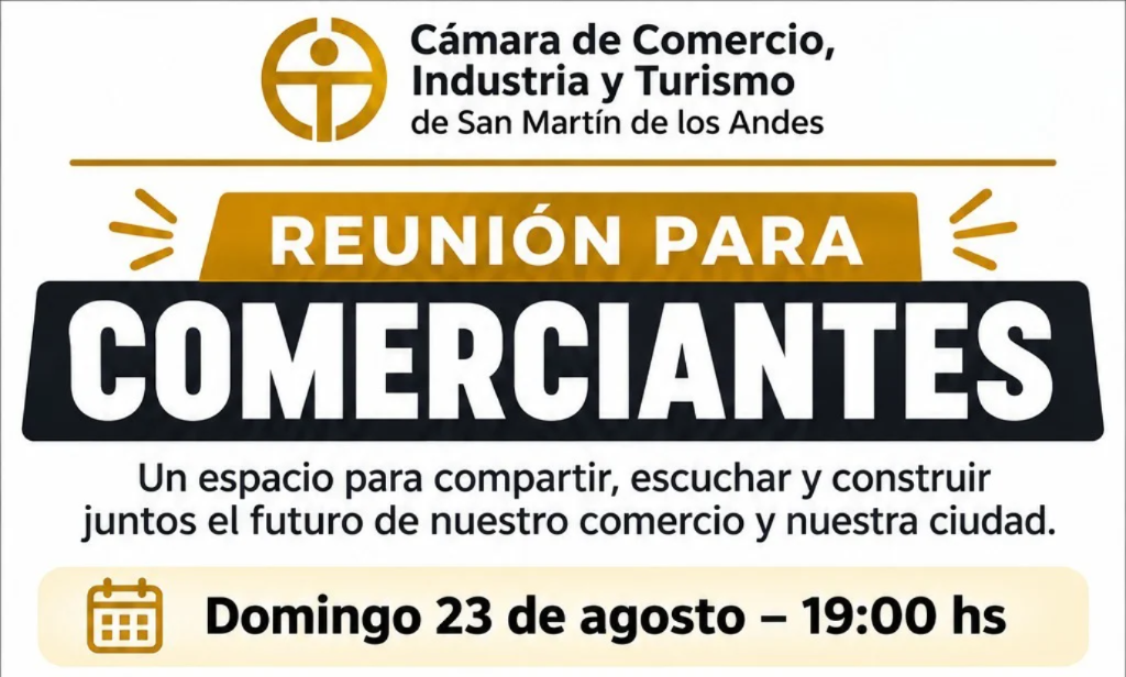 Reunion para comerciantes
