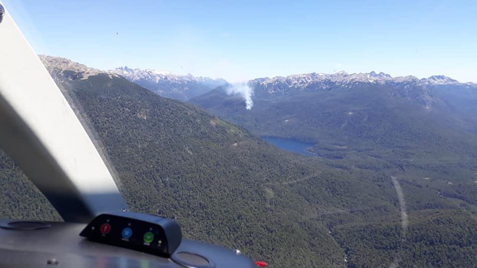 incendio lago hermoso