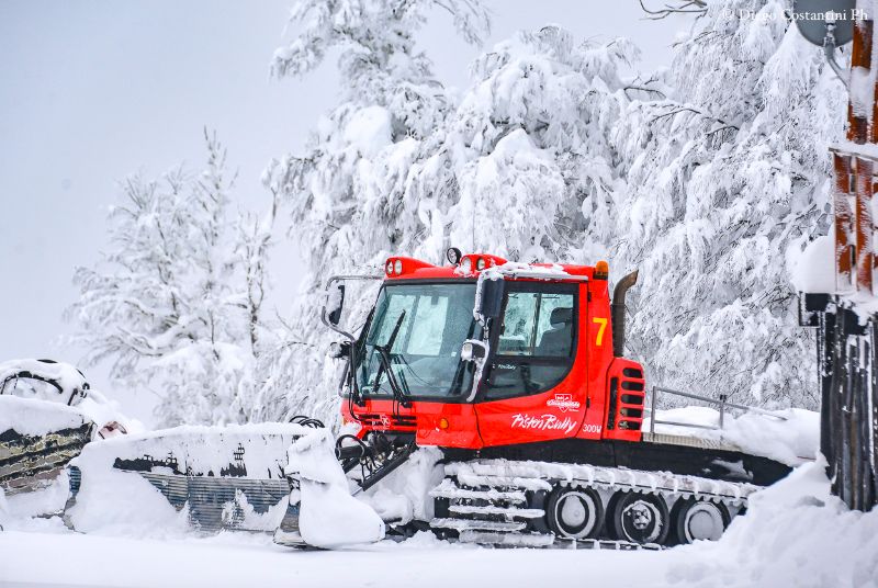 maquina con nieve