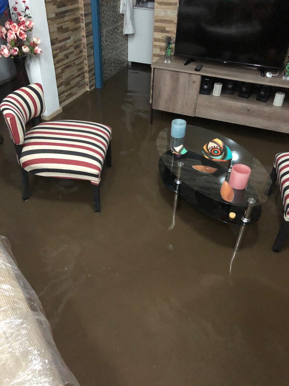 casa inundada