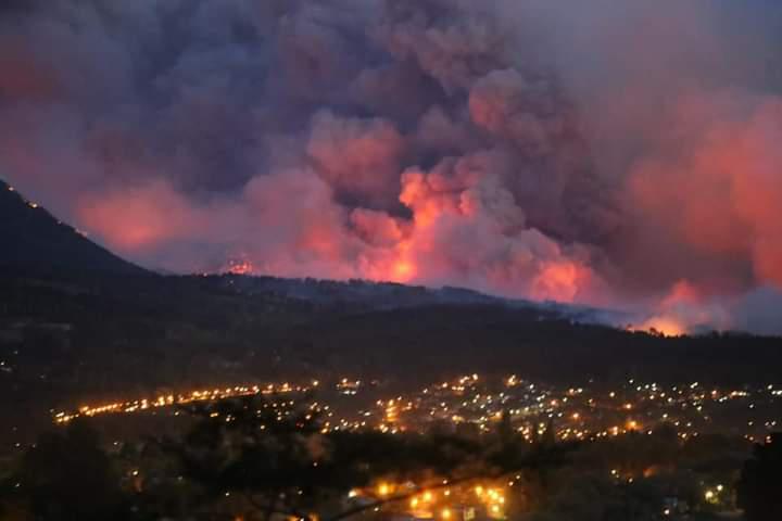 incendio lago puelo