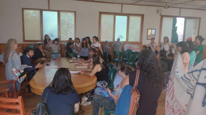 intendente con vecinos del cantera